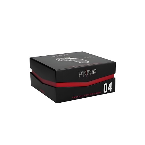 Cárceles de Castidad Man Cage 4.5 pulgadas Transparente