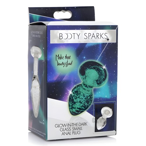 Plug Anal de Vidrio que Brilla en la Oscuridad - Juego Nocturno Emocionante