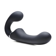 10x Vibrating Strapless Strap-on - Black by Strap U
