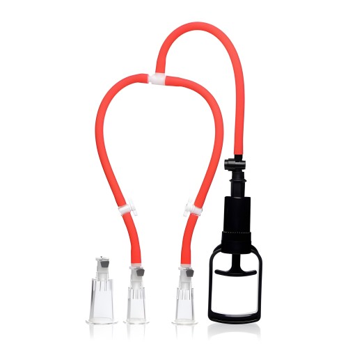 3 Way Suck Her Nipple And Clitoral Pump System