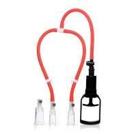 3 Way Suck Her Nipple And Clitoral Pump System