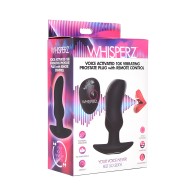 Plug Prostático Vibrador Activado por Voz con Control Remoto