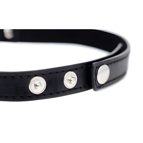 Collar Negro Chrome Dark Heart O/S