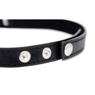 Collar Negro Chrome Dark Heart O/S