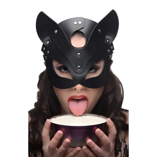 Naughty Kitty Cat Mask Black O/S