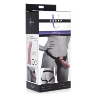 Brazen Silicone Dildo with Harness