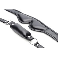 Set de Vendaje y Gag Acolchado - Negro