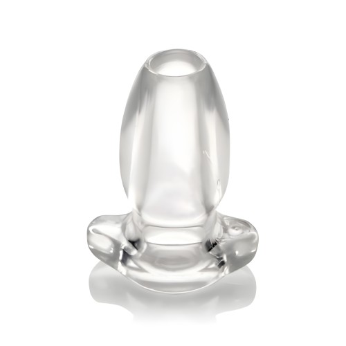 Master Series Peephole Clear Hollow Anal Plug Small