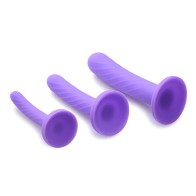 Set de Dildos de Silicona Tri-Play