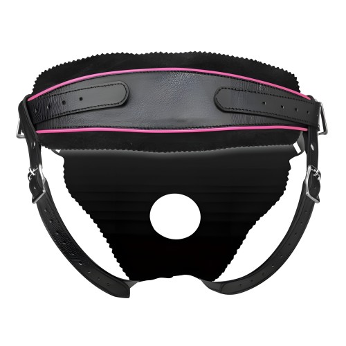 Arnés Strap On Bajo Flamingo Negro O/S