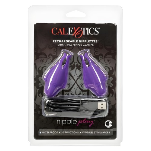 Nipplettes Recargables de Nipple Play - Morado