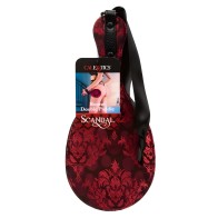 Scandal Round Double Paddle Black | Whips & Paddles