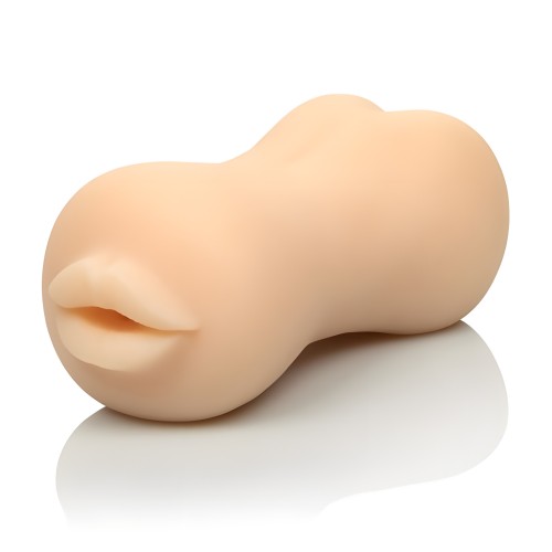 Masturbador Doble Boca y Trasero Beige Stroke It