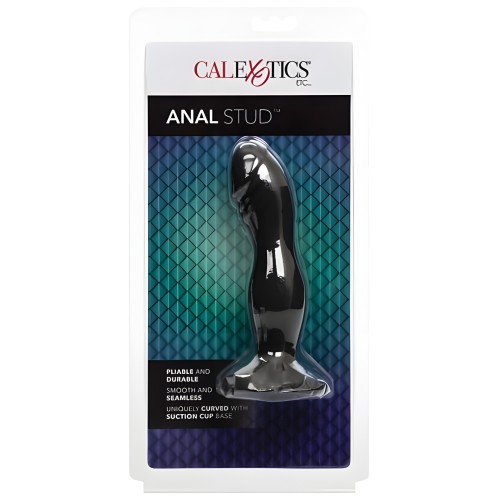 Silicone Anal Stud Black Plug - Pleasure Designed