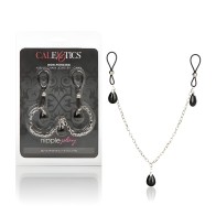Nipple Play Non Piercing Nipple Chain - Onyx