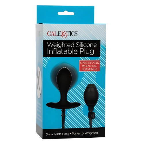 Weighted Silicone Inflatable Plug - Customizable Pleasure