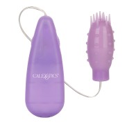 Silicone Slims Nubby Bullet Vibrator Purple - Pocket Exotics