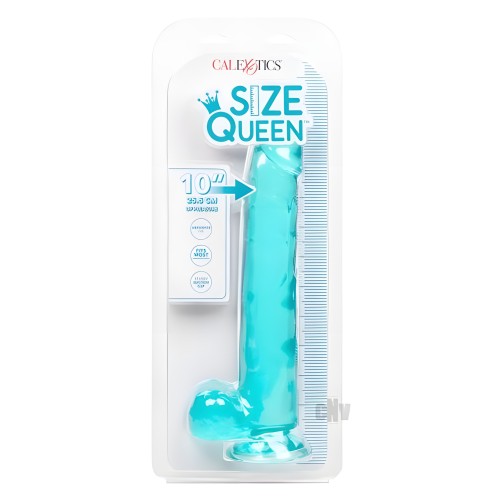 Size Queen 10in Blue Dildo