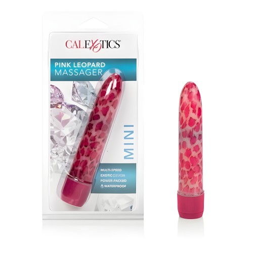 Masajeador Mini Leopardo Rosa - Impermeable