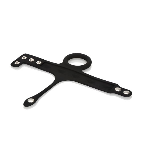 Silicone Tri Snap Scrotum Ball Spreader