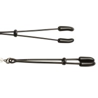 Black Beaded Nipple Clamps for Enhanced Stimulation