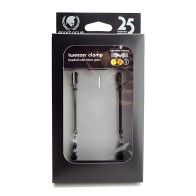 Black Beaded Nipple Clamps for Enhanced Stimulation