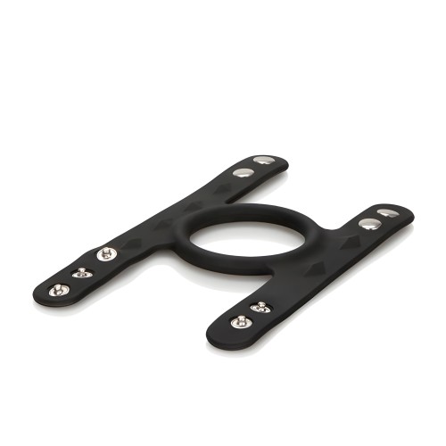 Cage de Silicona Tri Snap Cock & Ball Negro