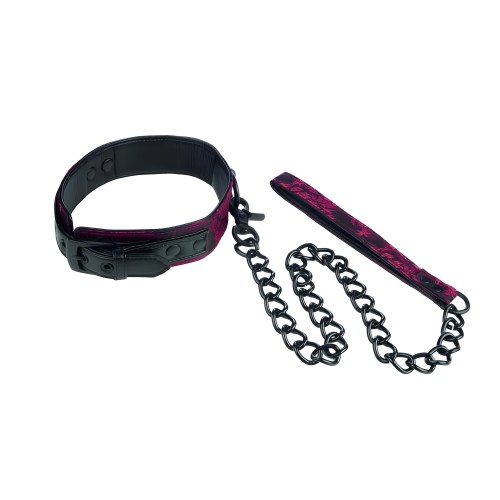 Scandal Collar With Leash | Bondage Accessory