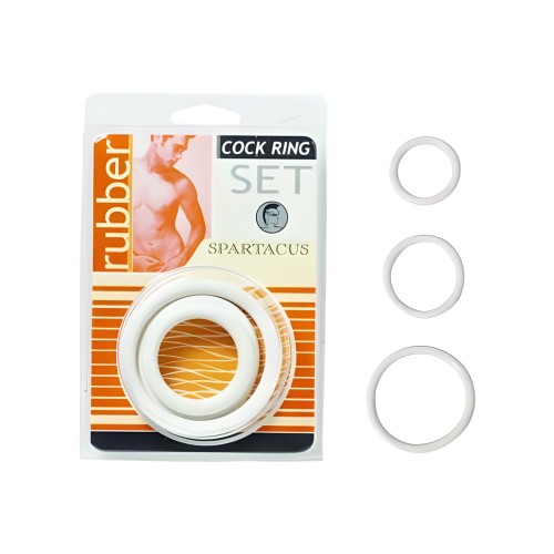 Juego de Anillos para el Pene Soft Clamshell (3 Anillos)