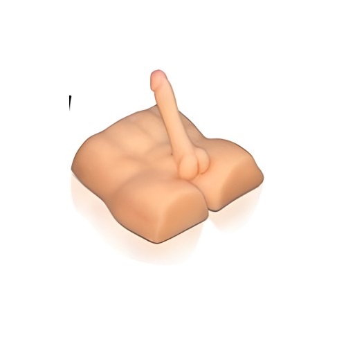 X5 Men Rough Rider Dildo Flexible Beige