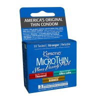 Pack de 3 Condones Kimono Microthin