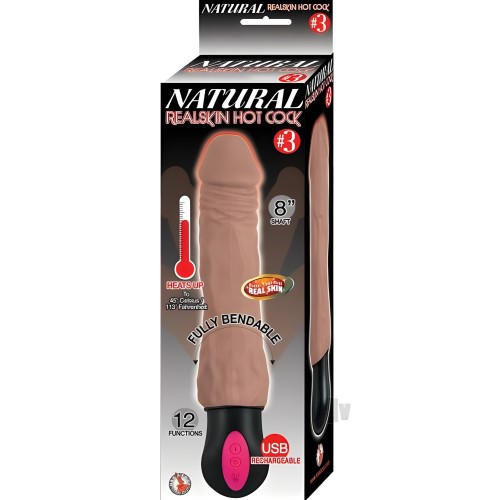 Nasstoys Natural Realskin Hot Cock 3 Brown