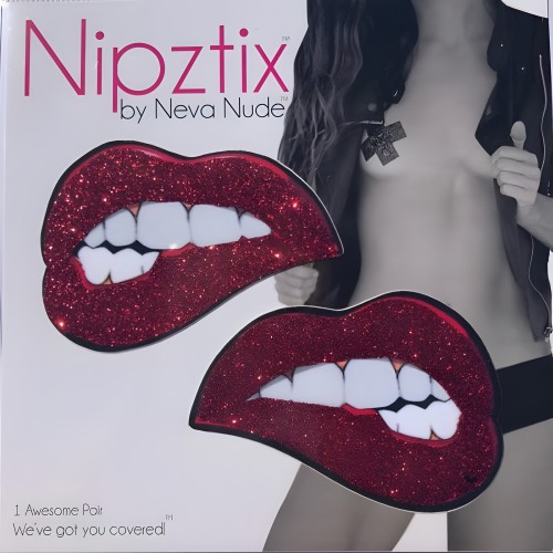 Neva Nude Pasty Bite Me Labios Brillantes Rojos