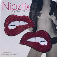 Neva Nude Pasty Bite Me Labios Brillantes Rojos