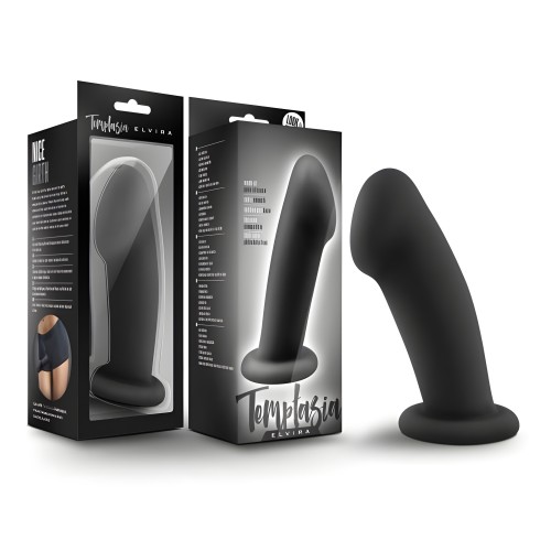 Dildo de Punto G Temptasia Elvira - Negro