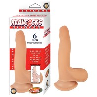 Realcocks Sliders 6 pulgadas - Sin Circuncisión - Beige