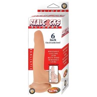 Realcocks Sliders 6 pulgadas - Sin Circuncisión - Beige