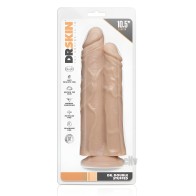 Dr. Skin Double Stuffed Dildo - Vanilla