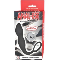 Anal-ese Collection Buttplug Cockring - Black