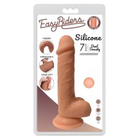 Easy Riders 7in Dual Density Silicone Dong