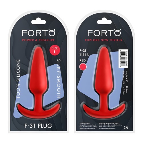 Forto F-31: Plug de Silicona 100% Grande