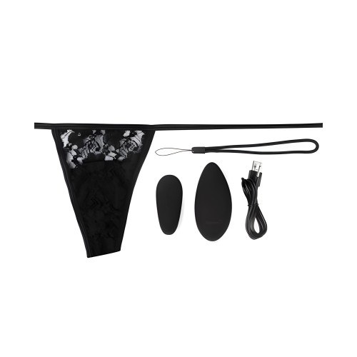 Screaming O Premium Ergonomic Remote Panty Set Black