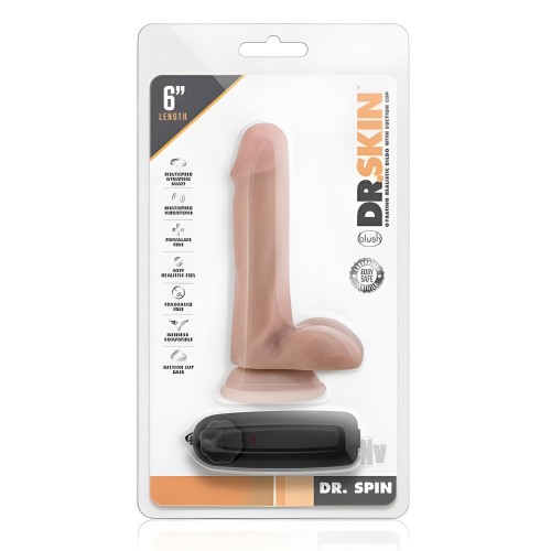 Dildo Gyrante Dr. Spin de 6" | Diseño Realista | Impermeable