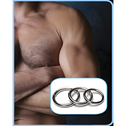 Pack de 3 Anillos de Acero Kinklab