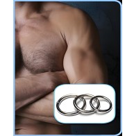 Pack de 3 Anillos de Acero Kinklab