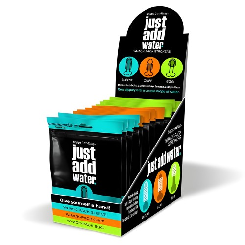 Happy Ending Just Add Water Self-lubricating Whack Pack - Assorted