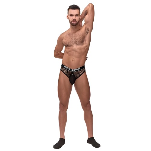 MP Cock Pit Net Cock Ring Thong - Stylish Comfort