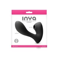 Inya Sonnet Suction Dual Stimulator Rechargeable Black
