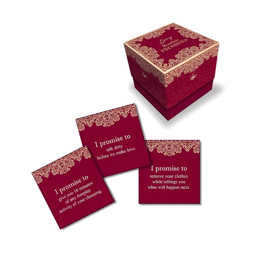 Sexy Boudoir Promises Cards - Spice Up Intimacy