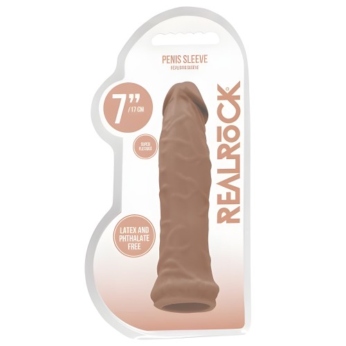 Real Rock 7" Penis Extender - Mocha